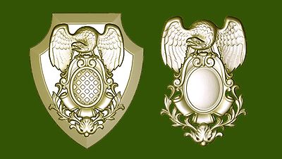   2 - STL Relief Model for CNC Machine  (EAGLE)