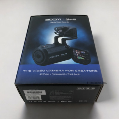 Zoom Q8n-4K Handy Video Recorder Web Camera 4K Black Compact Size Light Weight
