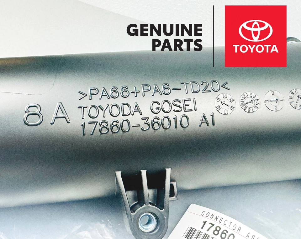 17860-36010 LEXUS TOYOTA NX200t NX300 RX350 RX450H 2 CONECTORES, AIRE DE ADMISIÓN OEM Foto 3 de 4