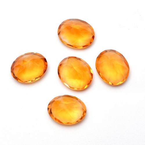 Natural Citrine Faceted oval 11x9 flawless semi precious Loose Gemstone. - Picture 3 of 5