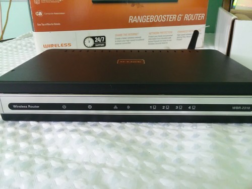 D-LINK Router Range Booster 4 Port WBR-2310 High Gain Antennas 100Mbps Open Box - Picture 9 of 12