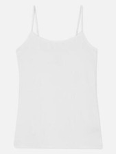 Primark Cami Vest Top Plain Stretch Spaghetti Strap 2XS-3XL 30+colour