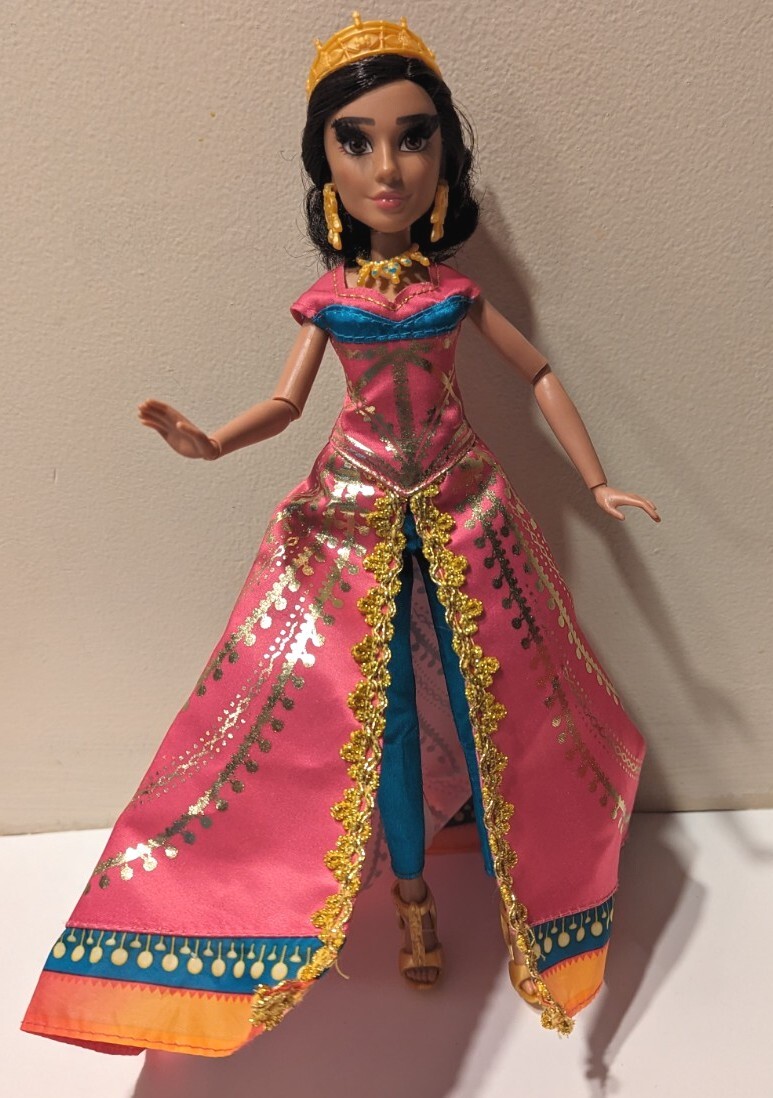 Disney Aladdin Glamorous Jasmine Doll Rooted Eyelashes Articulated