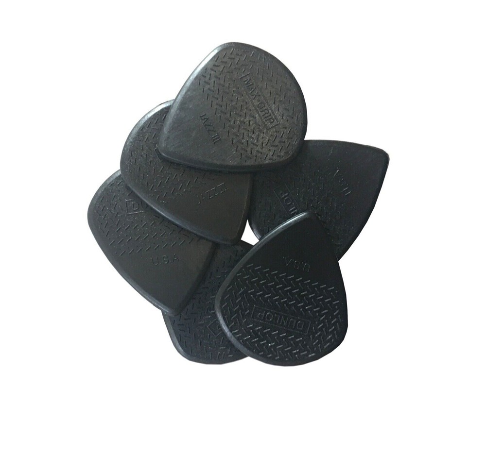 Dunlop Guitar Picks Nylon Max-Grip Jazz III 471P3S