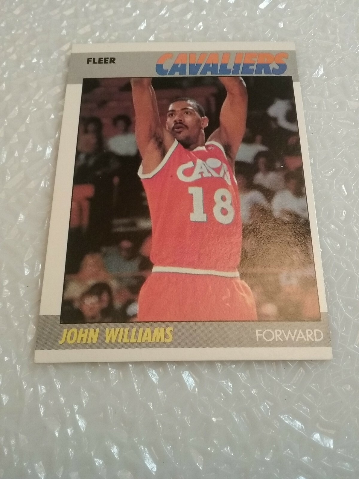 John Williams Cavaliers 1987 Fleer #123