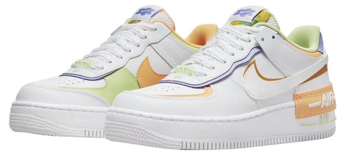 Size 8 - Nike Air Force 1 Shadow White Multi-Color W for