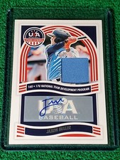Jaxon Miller 2024 Panini USA Baseball NTDP Stars & Stripes Patch Auto #NTS-JM