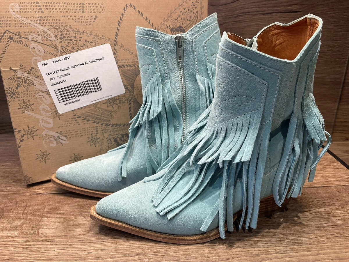 Turquoise hotsell suede boots