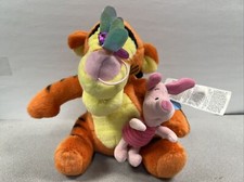 Disney Store Tigger Talking Soft Toy Plush With Piglet And Dragonfly NWT
