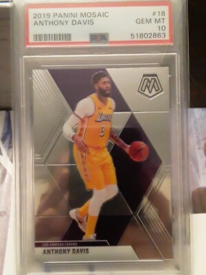 その他 2019 PANINI NBA ANTHONY DAVIS PSA10 2019 panini mosaic Anthony Davis psa 10 | eBay