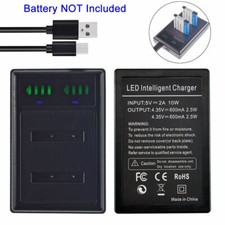 Caricabatteria slim EN-EL19 per Nikon Coolpix S2500 S3100 S4100 S3300 S4300