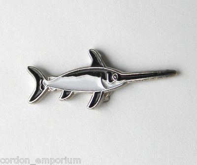 SWORDFISH SWORD FISH GAME DEEP SEA FISHING SALT WATER LAPEL PIN BADGE 1/2  INCH