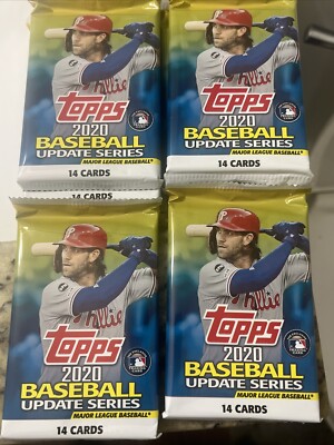 (1) 2020 Topps Baseball Update Series Hobby Pack - (14 Cards)