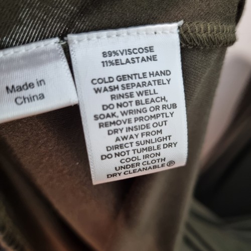 Saba Size 14 Khaki Jersey Midi Dress - Picture 6 of 6