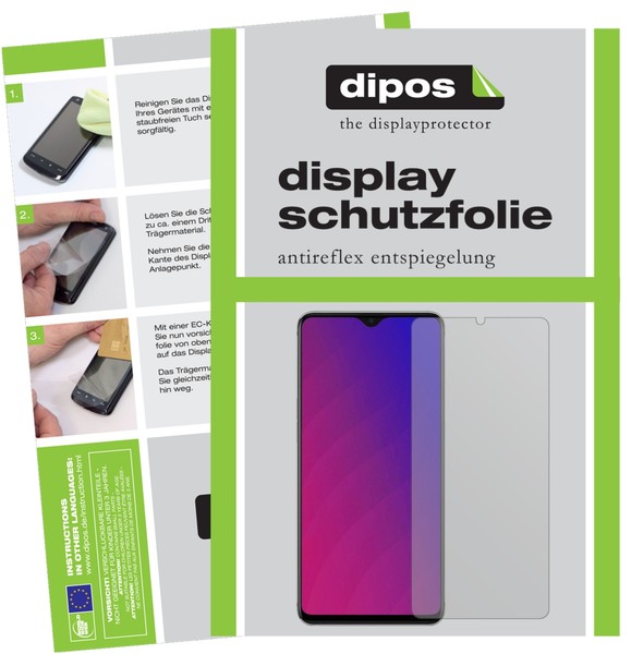 6X Schutzfolie FüR Oppo F9 Pro Matt Displayschutzfolie Folie Display Schutz-image