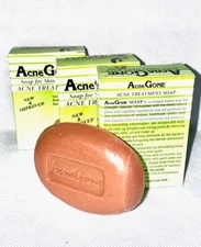 Acne Gone Soap for skin care & acne treatment 3.5oz each( 3 Pack )