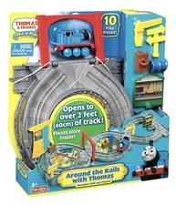 Thomas & Friends Take n Play Around The Rails With Thomas Fold-out Playset Rare!