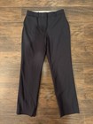 MM. Lafleur Dark Navy Washable Wool Straight Trousers Size 6 — photo 2