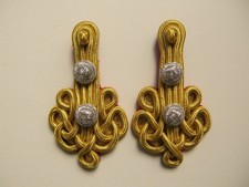 Greece - epaulets (epaulettes) for official uniform of Greek infantry lieutenant