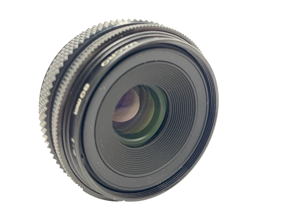 [Almost MINT] Olympus Zuiko Auto 80mm f/4 1:1 Macro Lens w/ Extension Tube - image 3 of 4