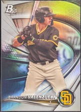 2022 Bowman Platinum Top Prospects #TOP-69 Brandon Valenzuela San Diego Padres