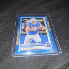 2025 Panini Donruss Optic - Justin Herbert #109 Neon Blue Prizm /399