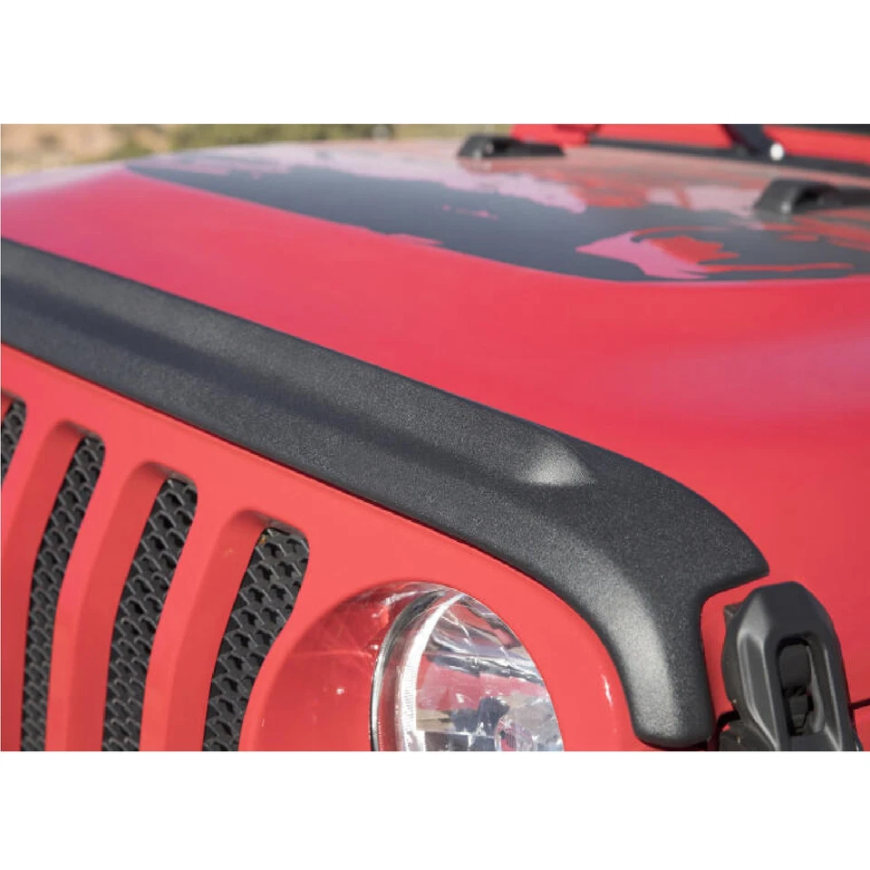 Bushwacker 14093 Black Trail Armor Hood Guard for Jeep Wrangler JL Gladiator Foto 2 de 4