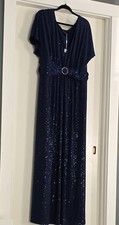 Mother of the Groom/Bride Plus size Evening Gown NWT Navy Blue