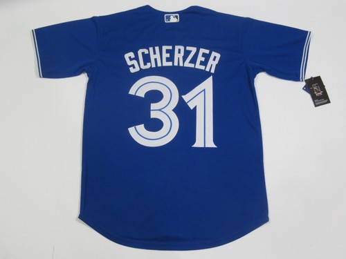 Max Scherzer #31 Toronto Blue Jays MLB Nike Men's Jersey Royal