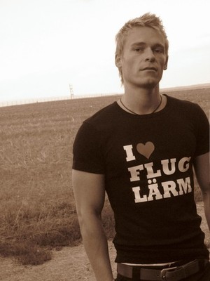 I LOVE FLUGLÄRM Fit T-Shirt schwarz Gr. XL Airport Airliner Aviator