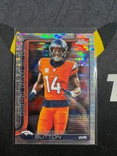 2025 Topps Chrome Football Pulsar Refractor Courtland Sutton #86