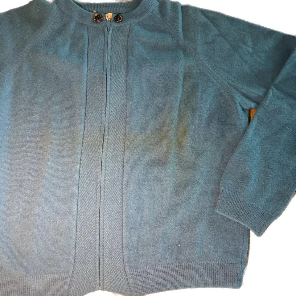 Suéter azul vintage años 50 Garland Dreamspun Foto 2 de 4