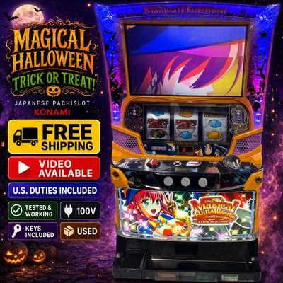 Magical Halloween Trick or Treat Pachislot Japanese Slot Machine Konami 100V - Image 1 of 4