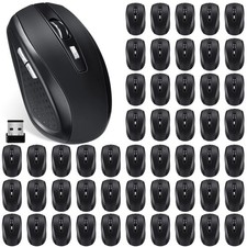 12 Pack Wireless Mouse for Laptop 1200dpi Wireless Computer Mouse Bulk with 6...