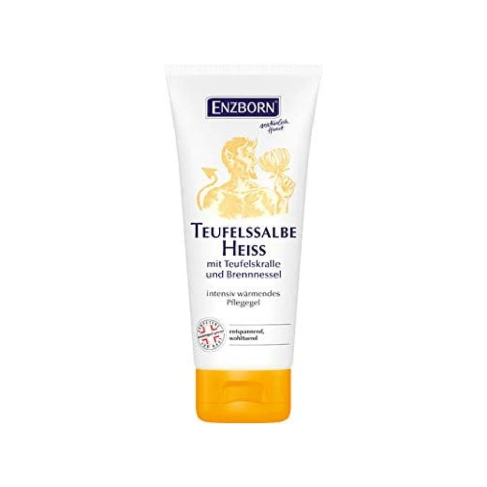 Enzborn Teufelssalbe Heiß 100 ml Wärme Gel Massage Pflege Sport Balsam Haut