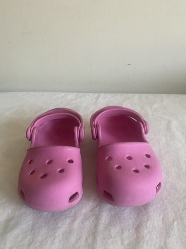 Crocs Niños Talla 8 C8 Rosa Usado en Excelente Condición - Imagen 1 de 6
