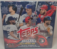 Topps 2018 Holiday Box Factory Sealed MLB Trading Cards, possible Ohtani RC