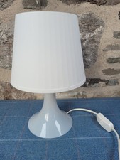 IKEA White LAMPAN 11" Tabletop Desk Bedside Lamp Scandinavian Retro Design Uk
