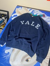 Yale University Navy Blue Crewneck Sweatshirt