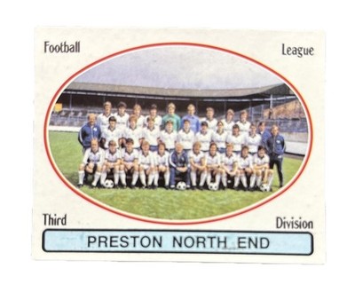 Panini Football 82 - # 405 - Preston North End Team Group