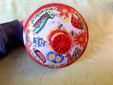 BRUMMKREISEL BLECH BLECHSPIELZEUG ALT RAR ANTIK SPIELZEUG KINDER KREISEL