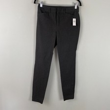 Old Navy Mid Rise Pixie Ankle Skinny Pants Size 4P Gray Full Length