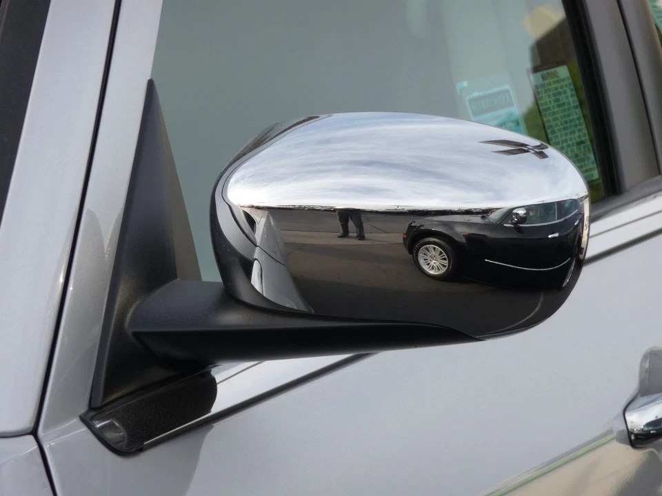 Хромированная пластиковая крышка зеркала TFP 541 ABS для Dodge Charger 2006-2010 4Dr 2 шт. - Изображение 2 из 2