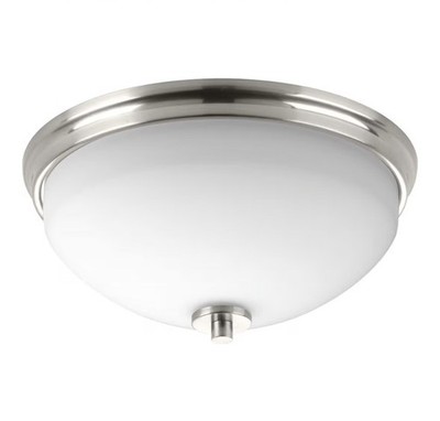 Progress Lighting P3423 Replay 2 Light 14''W Flush Mount Light - Brushed Nickel