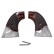 Pietta 1873 “Gentleman” Rosewood with White Pearl Acrylic Accent Grips