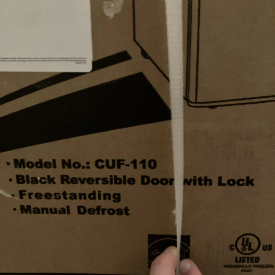 Whynter Energy Star 1.1 cu. ft. Upright Freezer with Lock - Black - Image 2 of 4