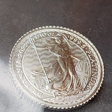 2022 £10 Great Britain 1/10 oz .9995 Fine Platinum Britannia Coin BU 4550.00 per troy oz