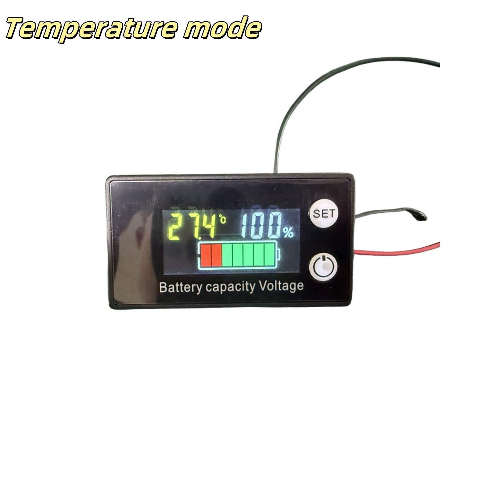 LCD Display Battery Monitor Meter For Lithium Iron Phosphate Ternary Lead Acid