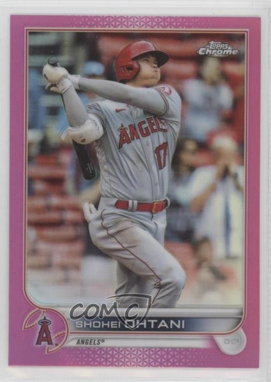2022 Topps Chrome Pink Refractor Shohei Ohtani #1 0o5