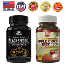 Black Seed Oil Immune Health Supplements Apple Cider Vinegar Weight Loss Pills